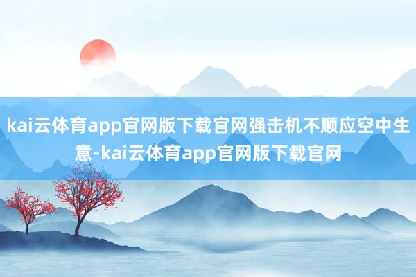 kai云体育app官网版下载官网强击机不顺应空中生意-kai云体育app官网版下载官网